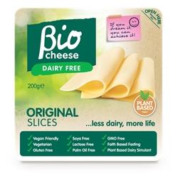 BIO CHEESE SLICES ORIGINAL 200G 8C