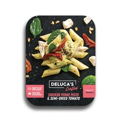 DELUCA'S FAMILY MEAL CHICKEN PENNE PESTO & SEMI-DRIED TOMATO (CRAFTED) 1.1kg  4C