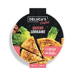 DELUCA'S FAMILY QUICHE LORRAINE (CRAFTED) 800G 4C