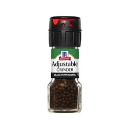 MCCORMICK ADJUSTABLE GRINDER BLACK PEPPERCORNS   35G 6C