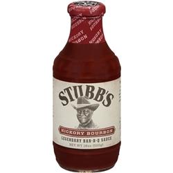 STUBBS BAR-B-Q SAUCE HICKORY BOURBON 510G 6C