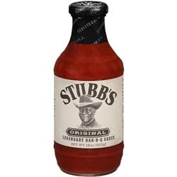 STUBBS BAR-B-Q SAUCE ORIGINAL 510G 6C
