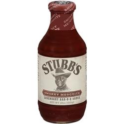 STUBBS BAR-B-Q SAUC SMOKEY MESQUITE  510G 6C