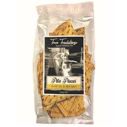 TRUE TRADITIONS PITA PIECES OLIVE & SEASALT 100G 14C