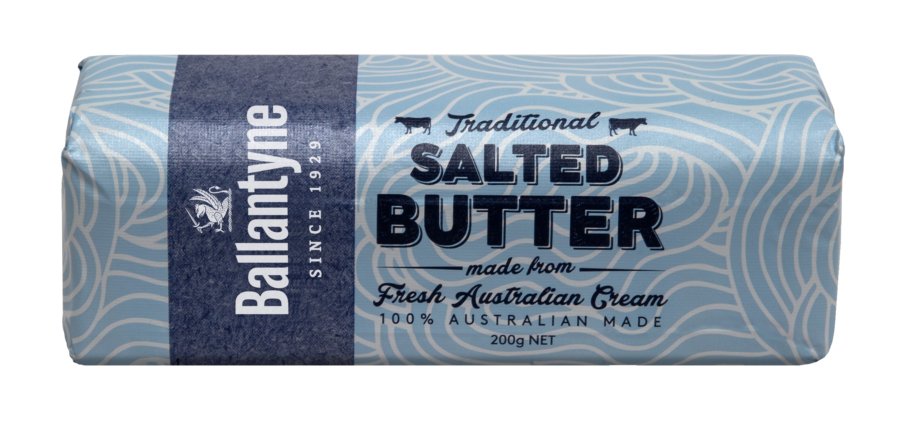 BAL BUT ROLL SALTED 200G 12C Ballantyne Rolled Butter Royal Foods
