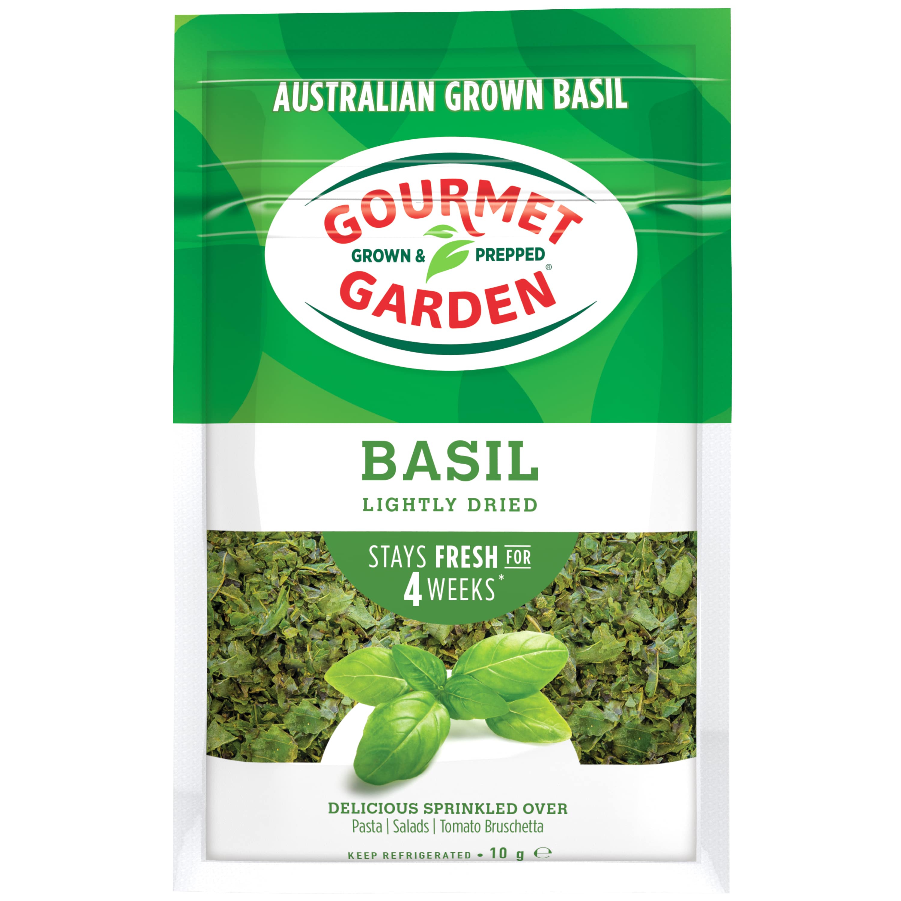 GOURMET GARDEN LIGHTLY DRIED BASIL 10g 12C