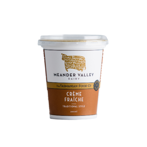 M/VALLEY CREAM C/FRAI 200ML 6C Meander Valley Creme Fraiche Royal Foods Retail Imp Royal