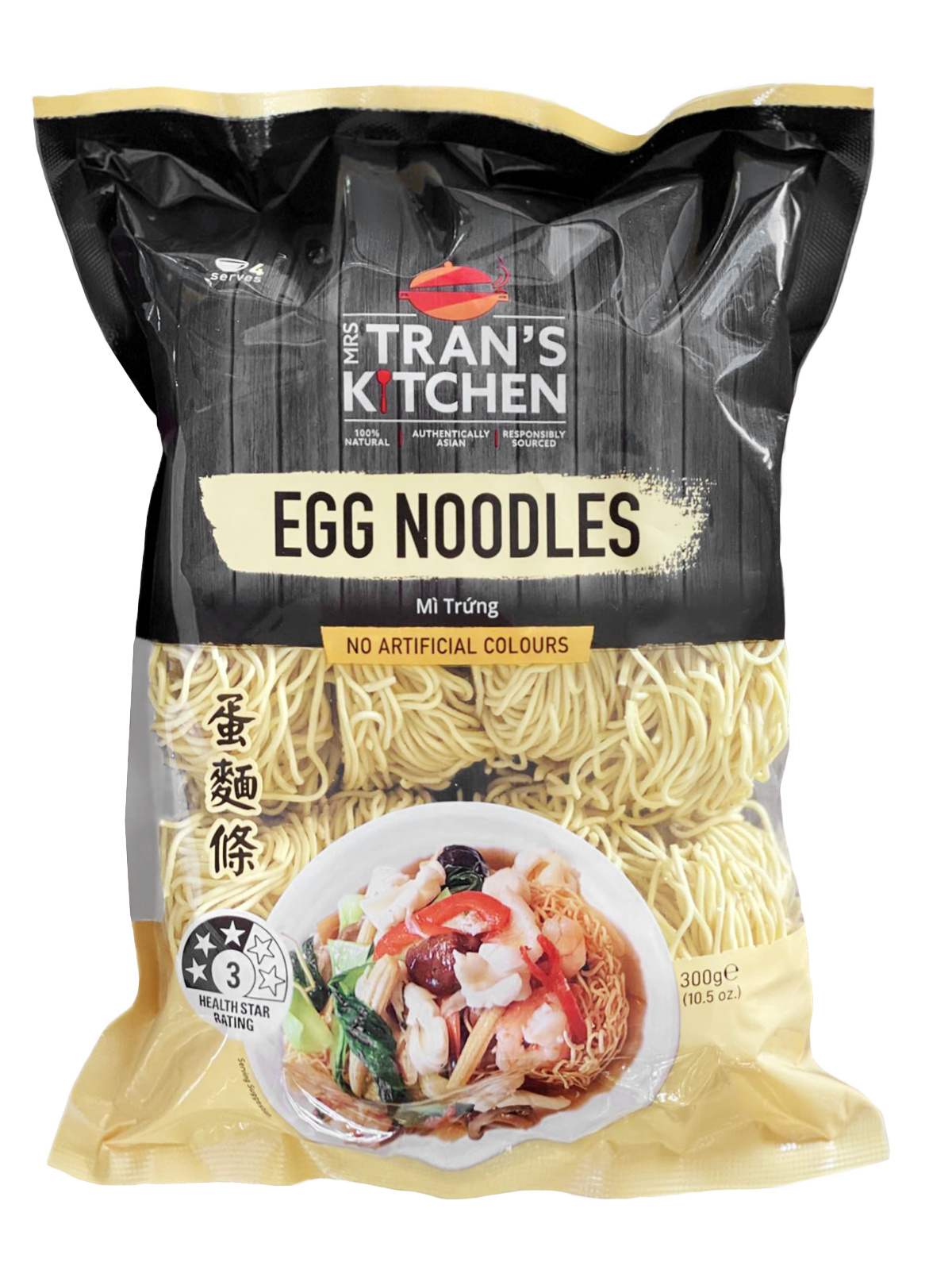 MTK EGG NOODLE 300g 12C Mrs Tran's Kitchen - Royal Foods Retail - Royal ...