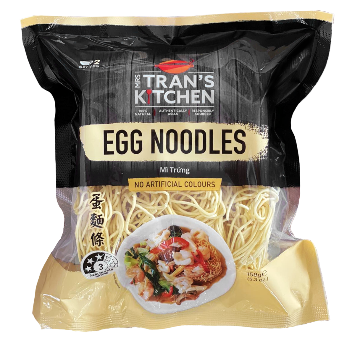 MTK EGG NOODLE 150g 24C Mrs Tran's Kitchen Royal Foods Retail Royal