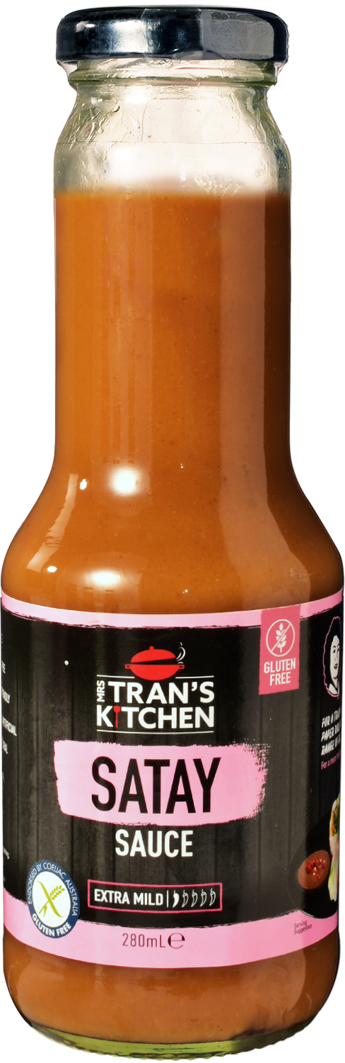 MTK SAUCE SATAY 280ml 12C Mrs Tran's Kitchen Royal Foods Retail